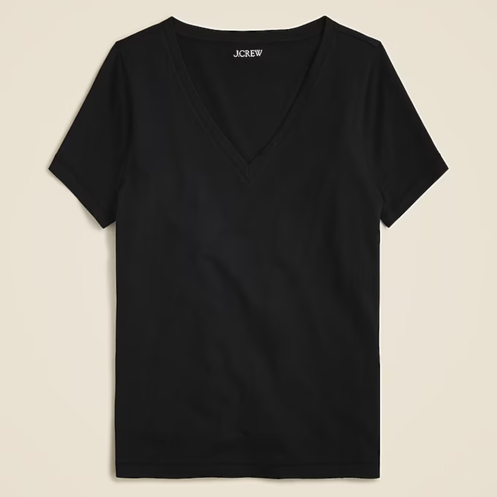 J. Crew — Vintage jersey classic-fit V-neck T-shirt, NWT